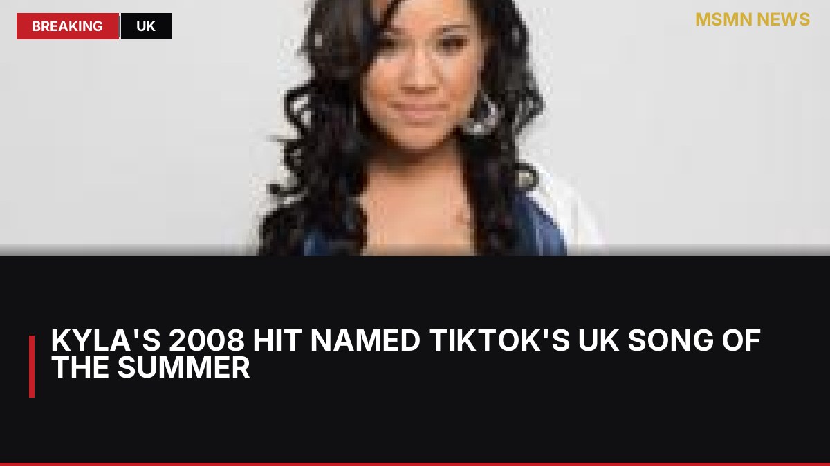 Kyla's 2008 Hit Named TikTok's UK Song of the Summer: MSMN News — image from BBC UK