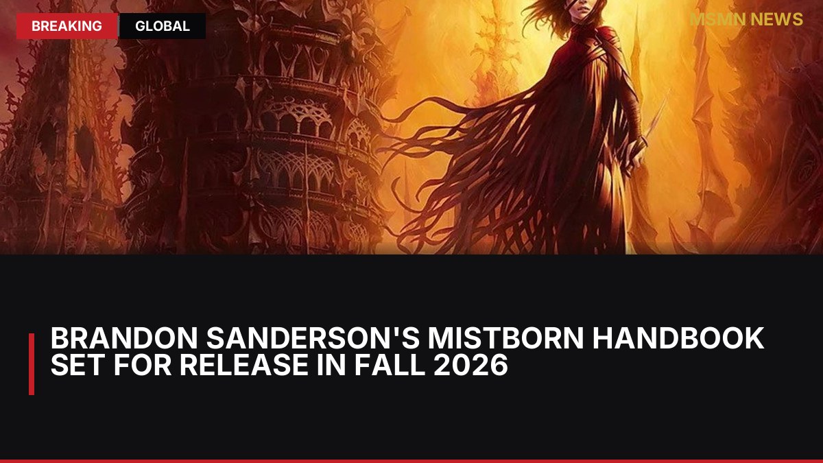 Brandon Sanderson's Mistborn Handbook Set for Release in Fall 2026: MSMN News — image from ScreenRant