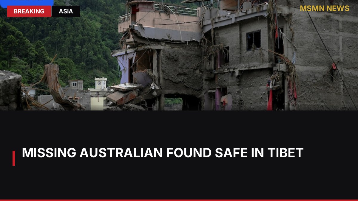 Missing Australian Found Safe in Tibet: MSMN News — image from ABC Australia