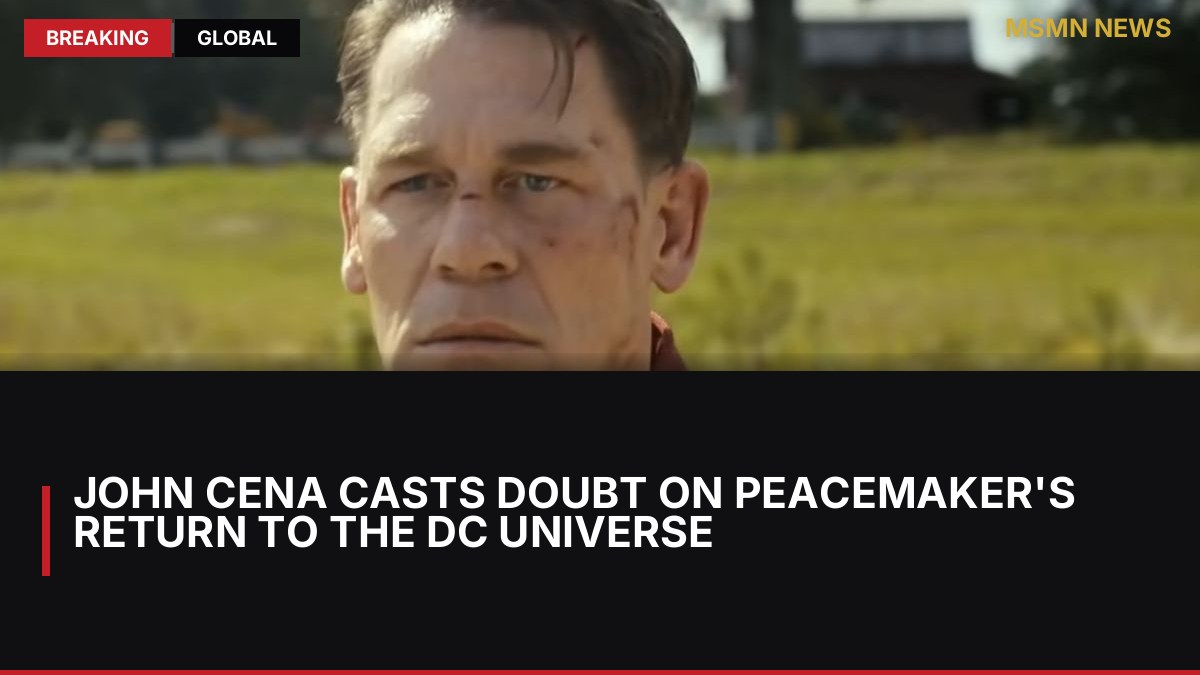 John Cena Casts Doubt on Peacemaker's Return to the DC Universe: MSMN News — image from ComingSoon