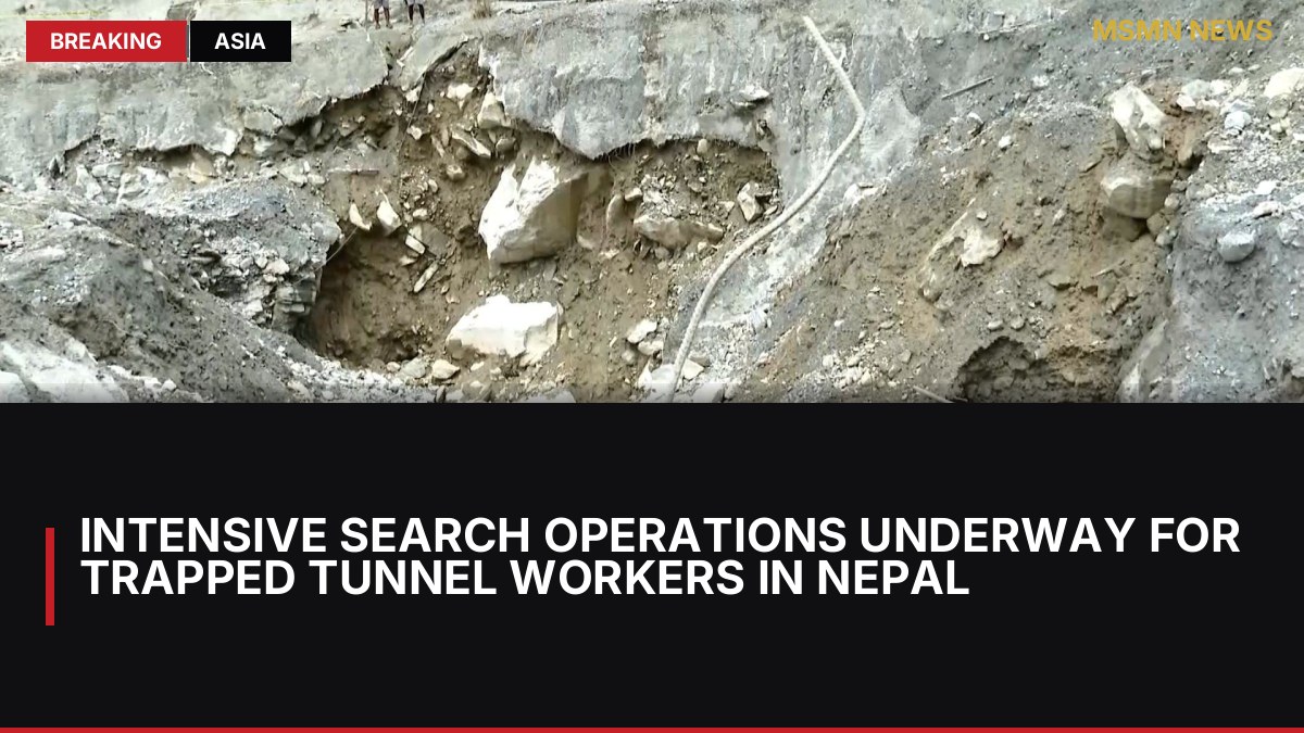Intensive Search Operations Underway for Trapped Tunnel Workers in Nepal: MSMN News — image from Al Jazeera English