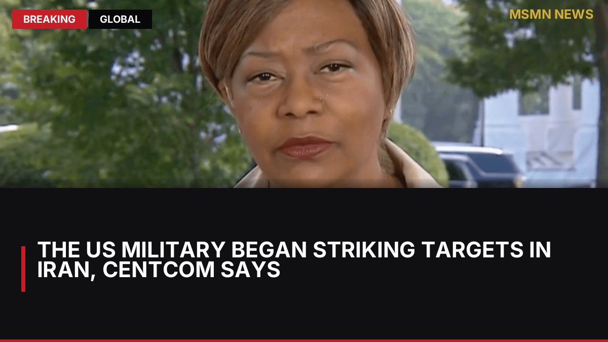 The US military began striking targets in Iran, CENTCOM says: MSMN News — image from Al Jazeera English