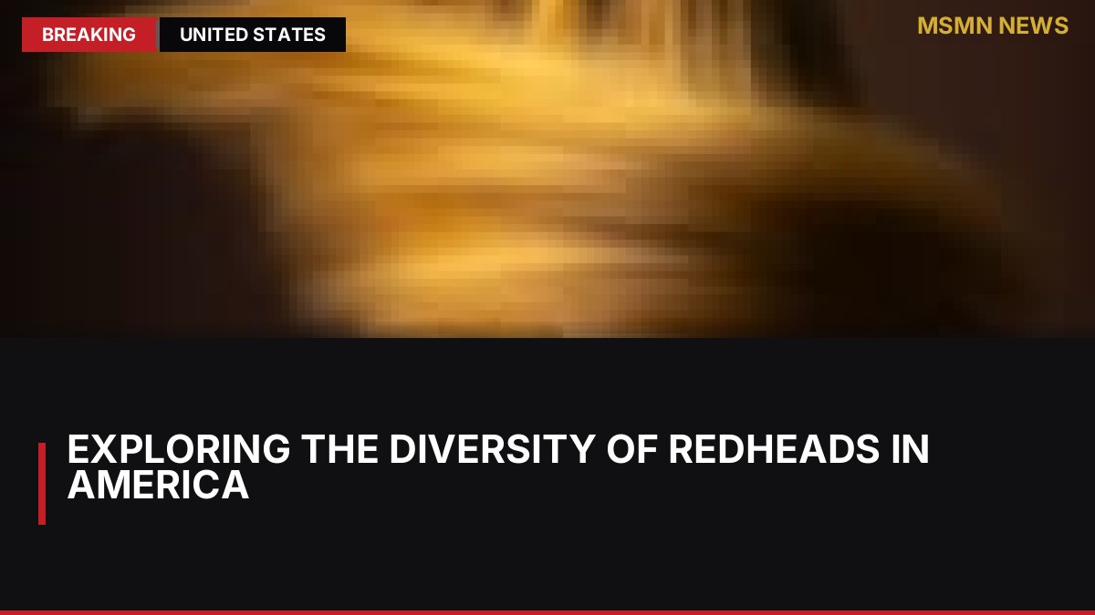 Exploring the Diversity of Redheads in America: MSMN News — image from Guardian UK
